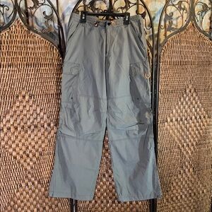Vintage 90’s Y2K Breakdown Gray Flare Carpenter Pants Size M